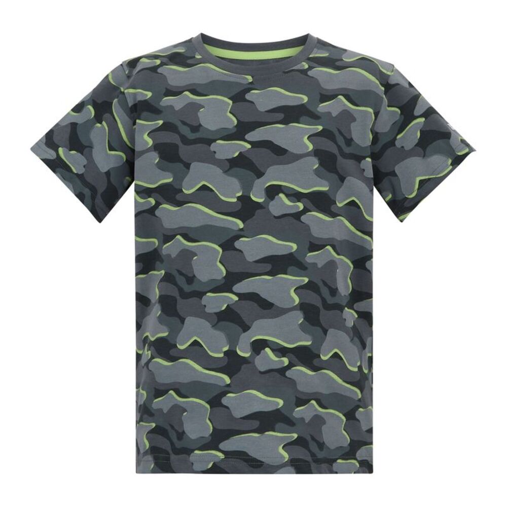 Regatta Childrens/Kids Bosley Camo T-Shirt / Dark Storm